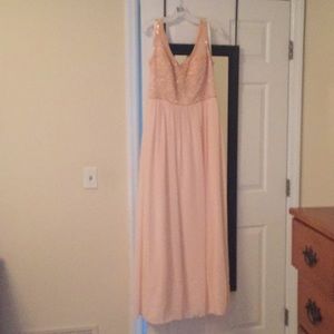 Pink bridesmaid dress